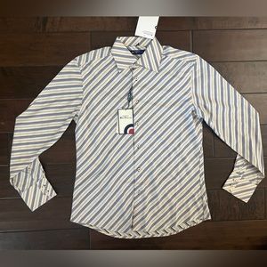 BEN SHERMAN RETRO PRINT LONG-SLEEVE SHIRT